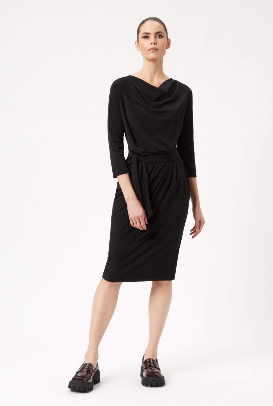 James Lakeland Dresses | Ruched Belt Dress