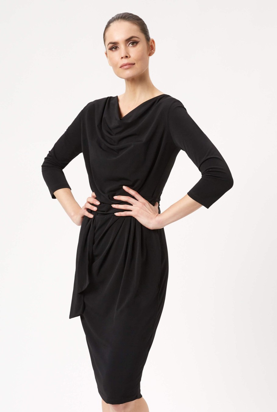 James Lakeland Dresses | Ruched Belt Dress