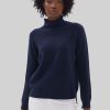 James Lakeland Tops & Knitwear | Cross Diamond Knit Navy