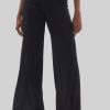 James Lakeland Trousers | Lurex Evening Palazzo Trousers Black