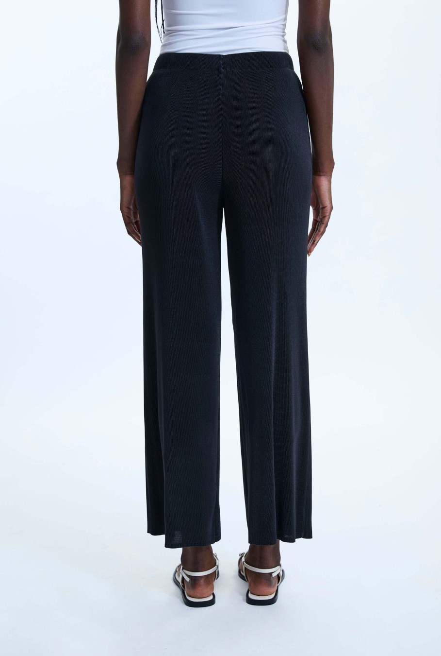 James Lakeland Trousers | Pleated Wide Leg Trousers