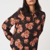 James Lakeland Tops & Knitwear | Rose Print Detail Blouse