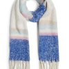 James Lakeland Accessories | Stripe Blanket Scarf Blue