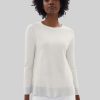 James Lakeland Tops & Knitwear | Lurex Detail Jumper Cream