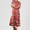 James Lakeland Dresses | Print Belted Midi Dress