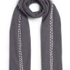 James Lakeland Accessories | Pearl Detail Scarf Charcoal