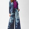 James Lakeland Coats & Jackets | Denim Tie Dye Blazer