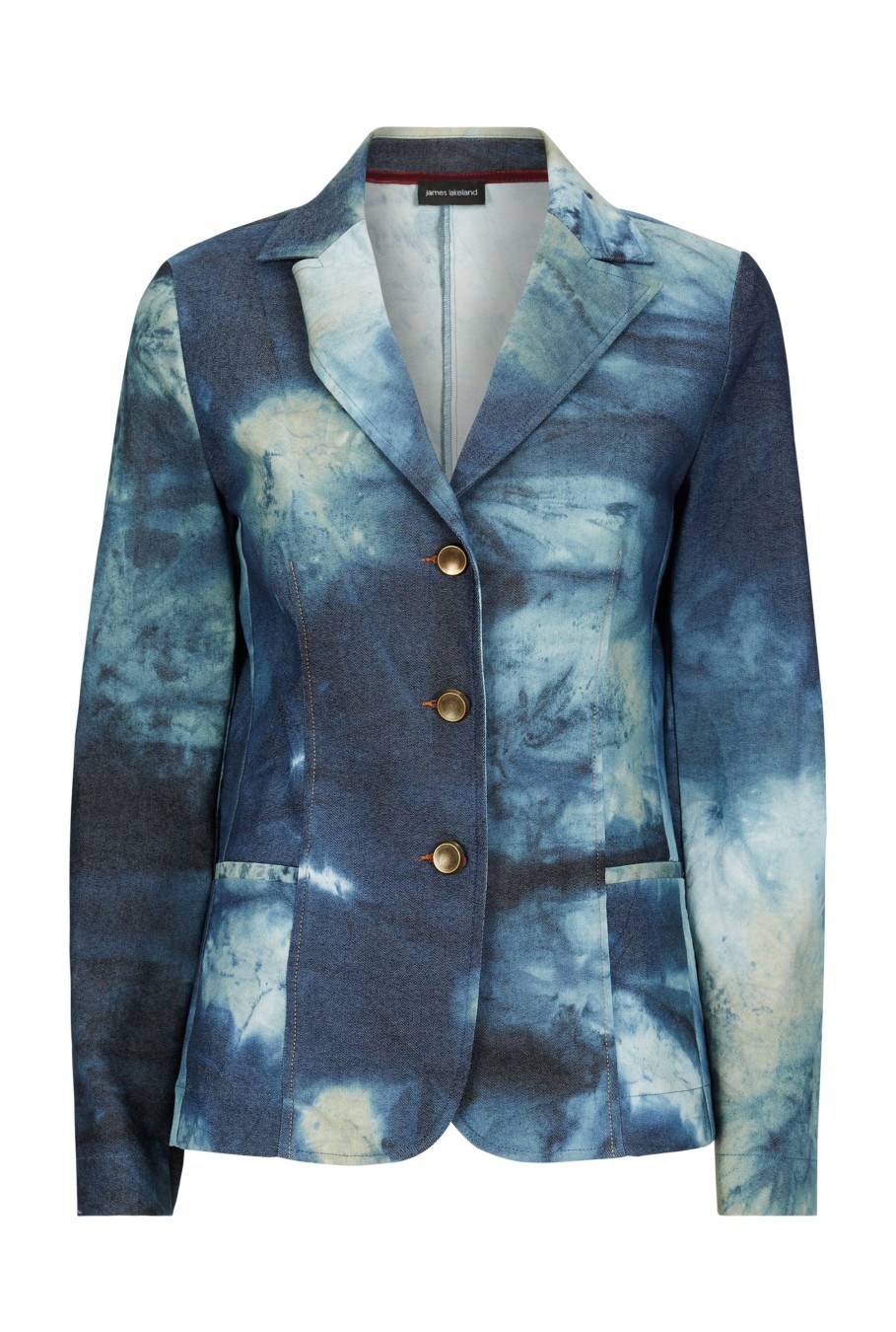 James Lakeland Coats & Jackets | Denim Tie Dye Blazer