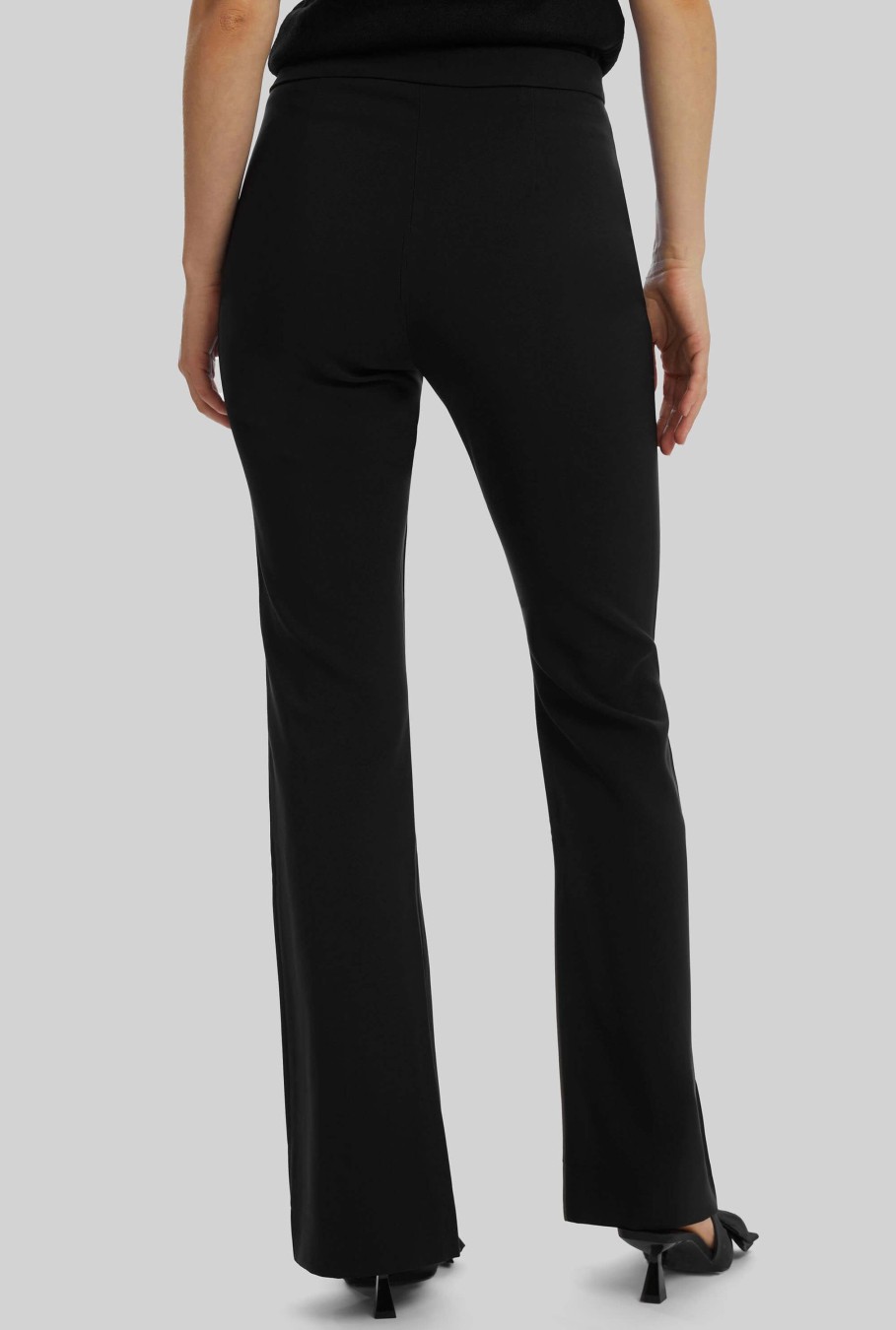 James Lakeland Trousers | Front Seam Trousers In Black