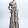 James Lakeland Dresses | Python Print Wrap Shirt Dress Beige