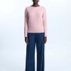 James Lakeland Tops & Knitwear | Cable Knit Jumper Pale Pink