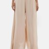 James Lakeland Trousers | Pleated Cropped Trousers Beige