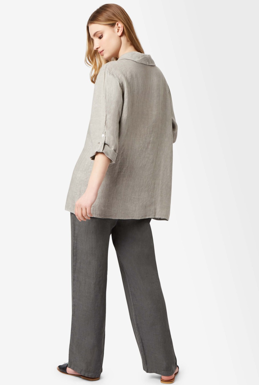 James Lakeland Tops & Knitwear | Linen Cowl Neck Top