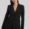 James Lakeland Coats & Jackets | Black Tuxedo Blazer