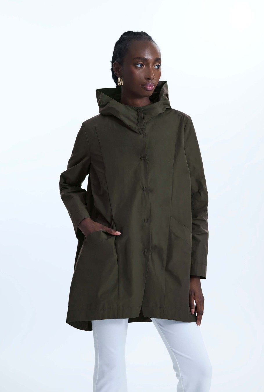 James Lakeland Coats & Jackets | Hooded Raincoat