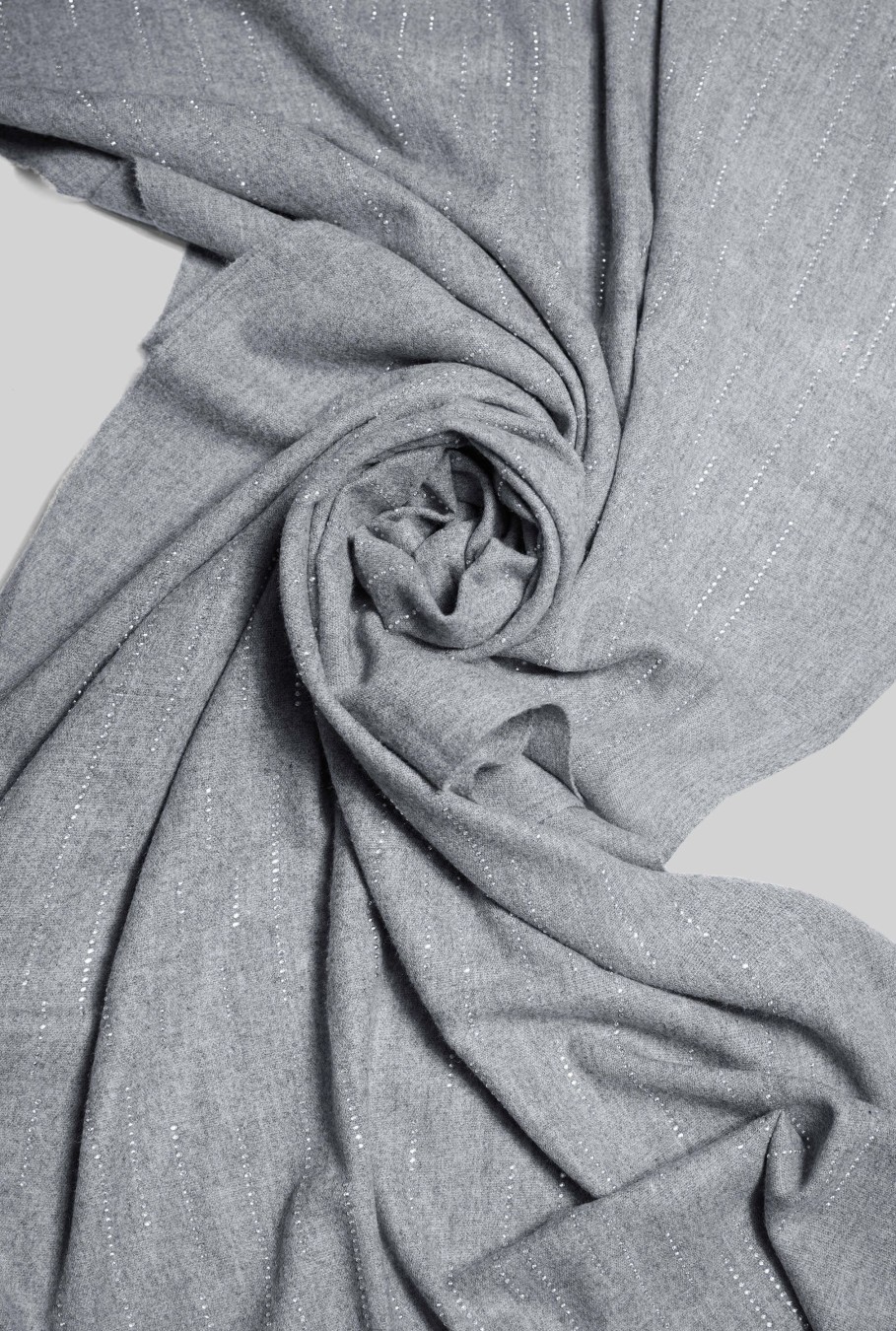 James Lakeland Accessories | All Over Crystal Scarf Grey