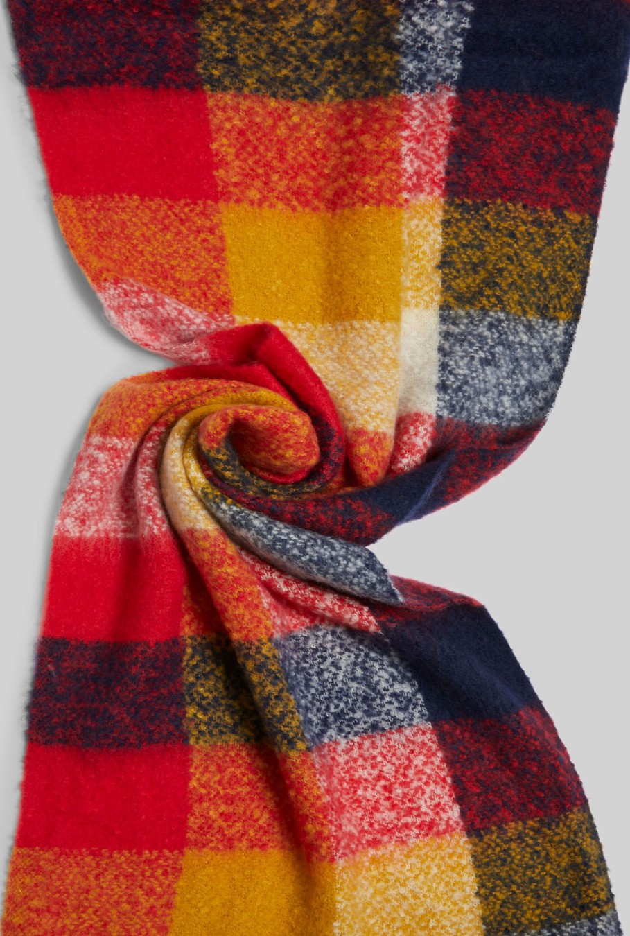 James Lakeland Accessories | Arlequin Checkered Scarf Red