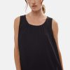 James Lakeland Tops & Knitwear | Pleated Vest Black