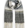 James Lakeland Accessories | Stripe Blanket Scarf Black