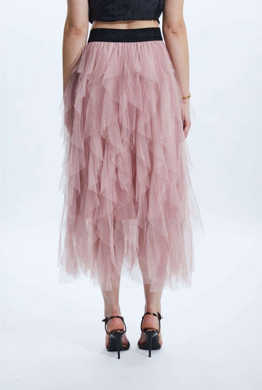 James Lakeland Skirts | Organza Ruffled Skirt Pink