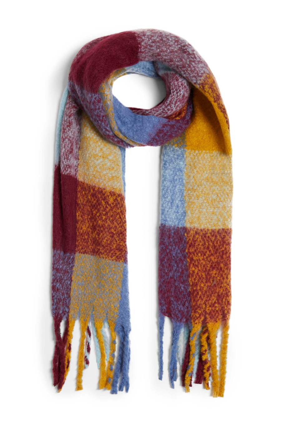 James Lakeland Accessories | Arlequin Checkered Scarf Yellow