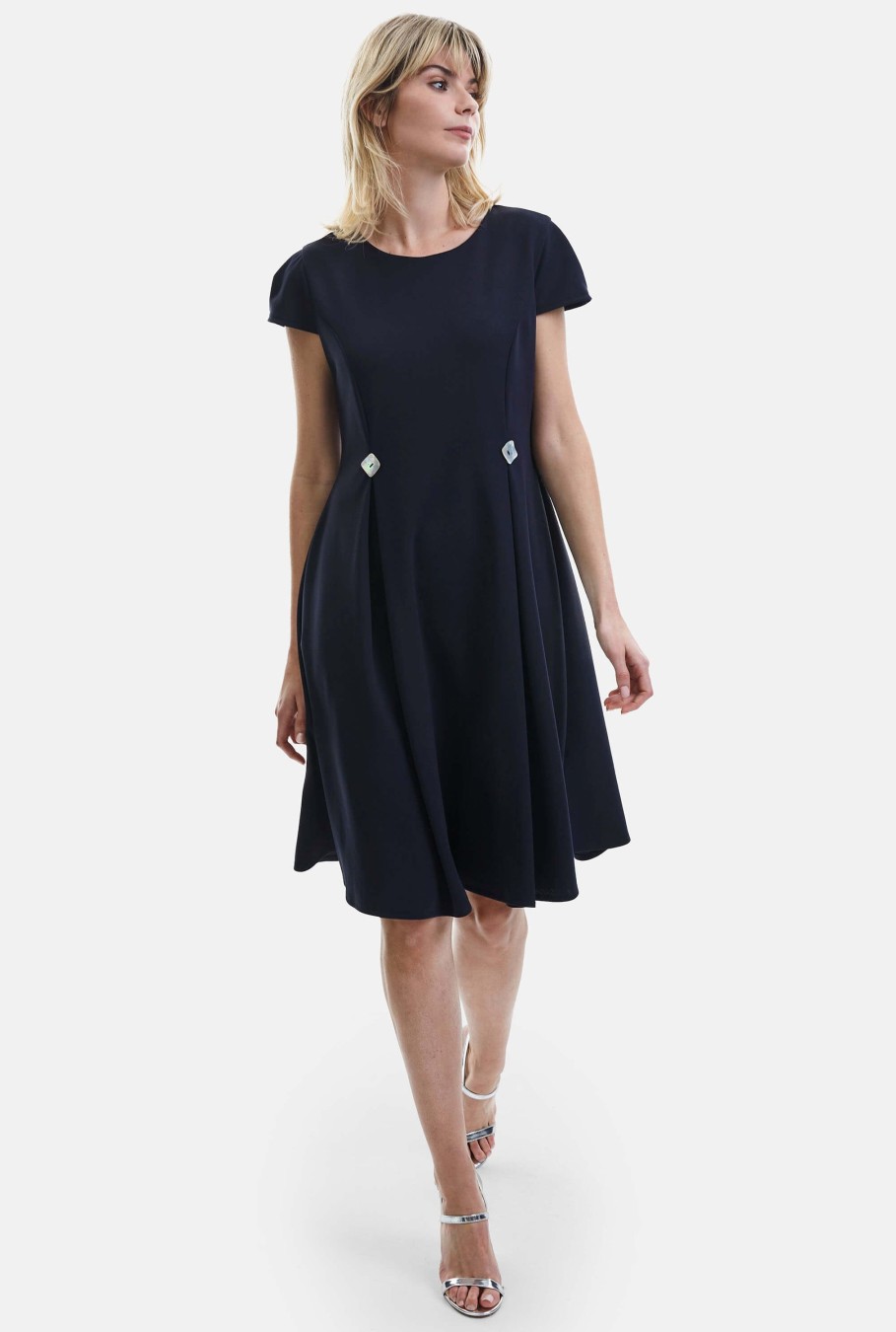 James Lakeland Dresses | Pin Tuck Detail Knee Length Dress