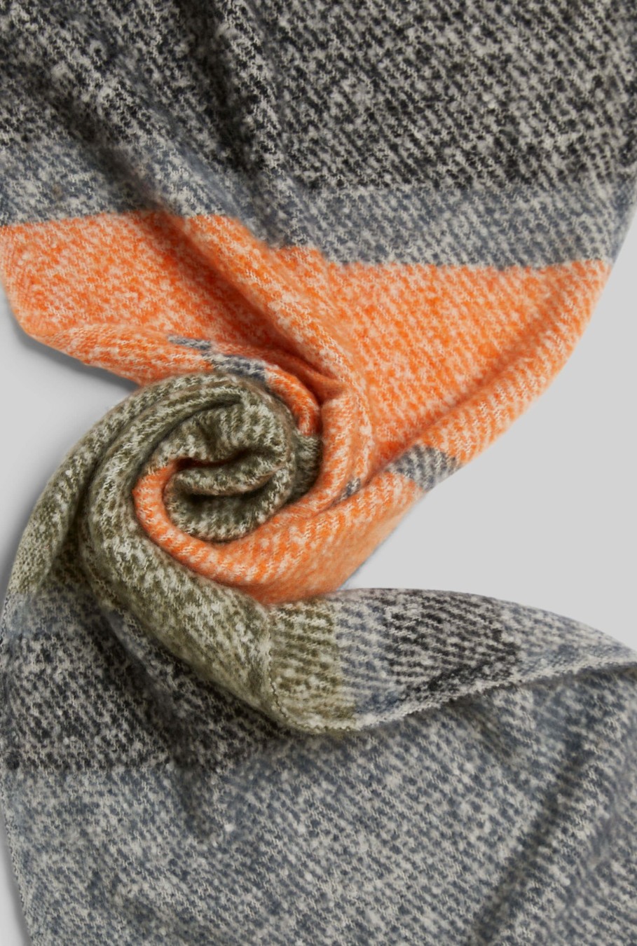 James Lakeland Accessories | Asymmetrical Stripe Scarf Multicolour