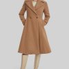 James Lakeland Coats & Jackets | Double Breasted A Line Coat Camel