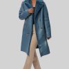 James Lakeland Coats & Jackets | Reversible Faux Leather Coat Blue