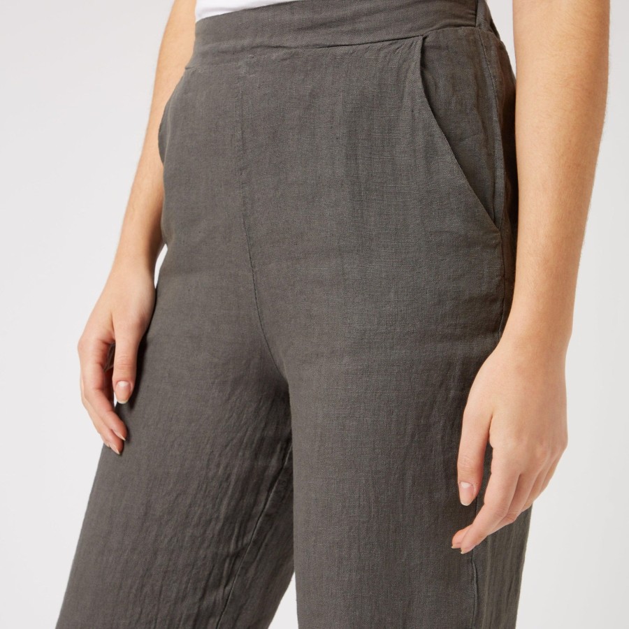 James Lakeland Trousers | Wide Leg Linen Trousers