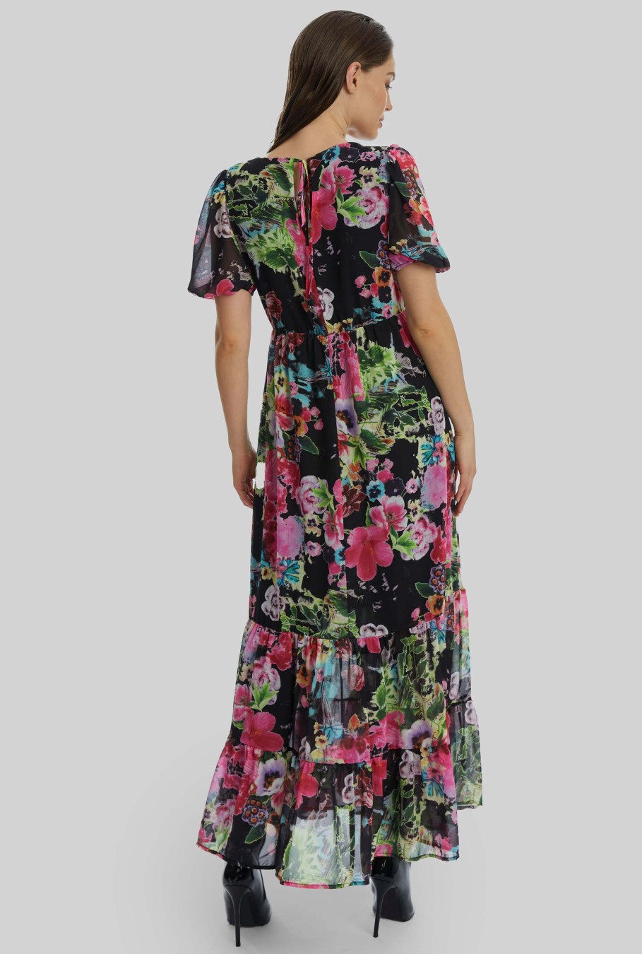 James Lakeland Dresses | Floral V-Neck Midi Dress