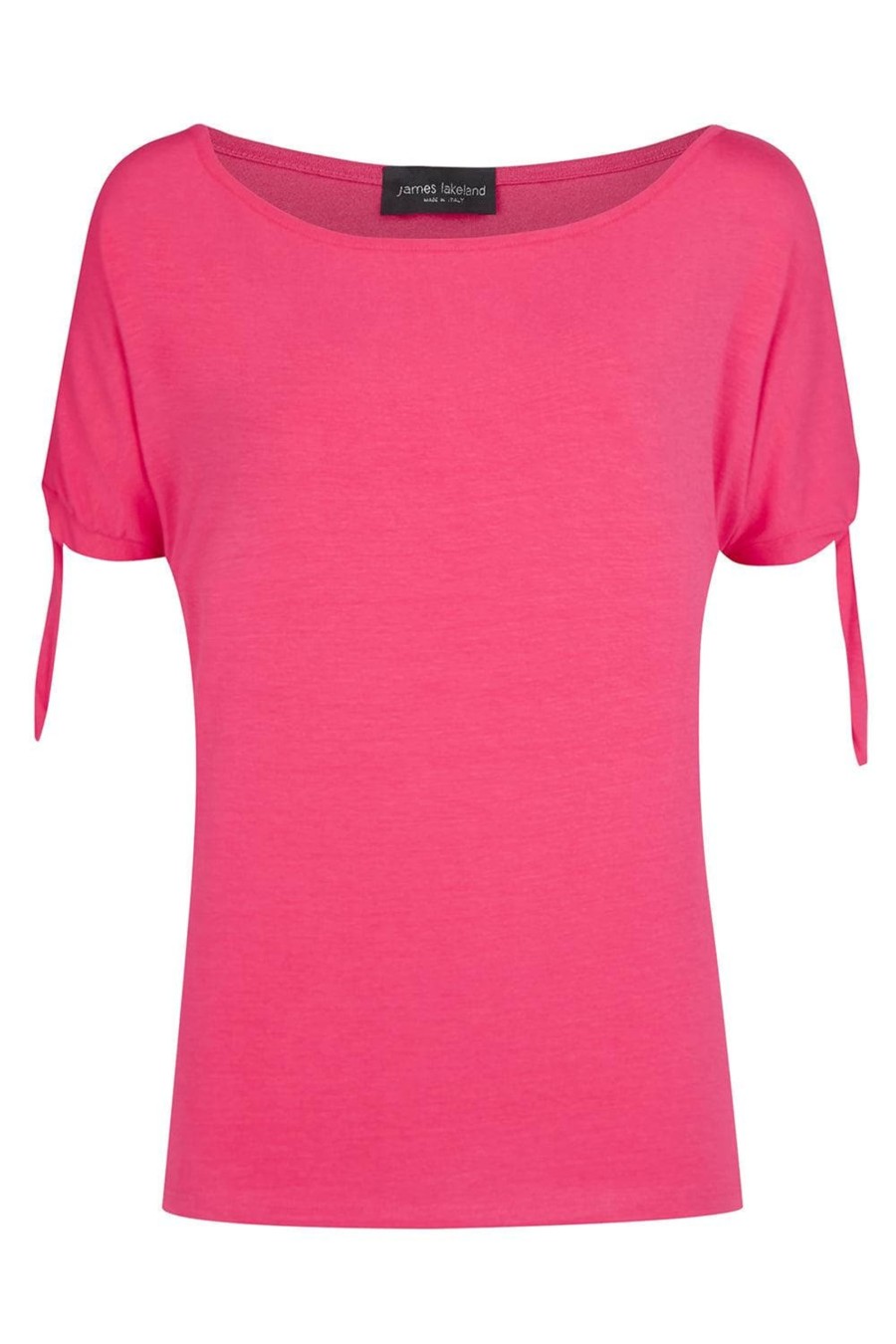 James Lakeland Tops & Knitwear | Bow Sleeve T-Shirt Fuchsia