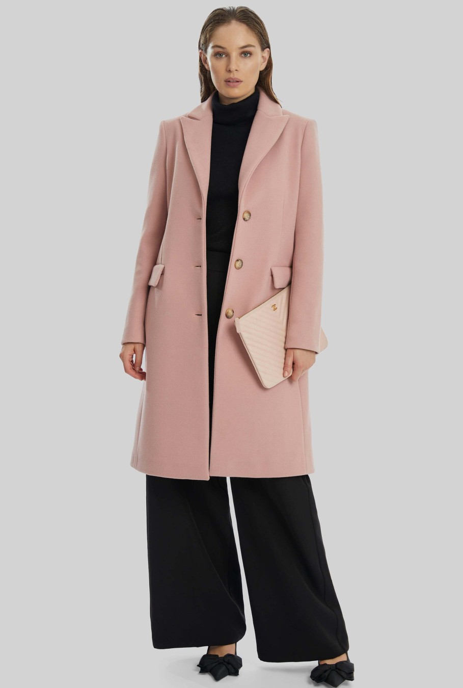 James Lakeland Coats & Jackets | 3 Button Coat Pink