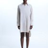 James Lakeland Tops & Knitwear | Oversized Stripped Shirt Beige-White