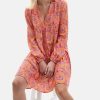 James Lakeland Dresses | Short Paisley V-Neck Dress