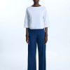 James Lakeland Tops & Knitwear | Side Button Top White